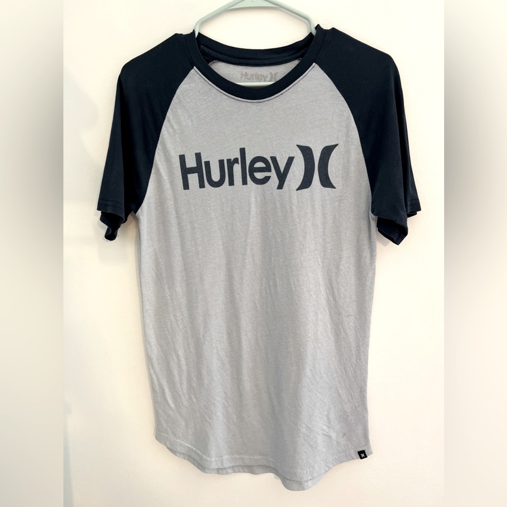 Men’s Hurley Blue/Heather white T-shirt L/XL